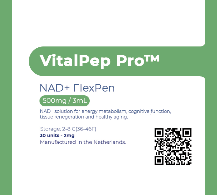 VitalPep Pro NAD+ label