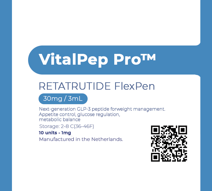 VitalPep Pro Retatrutide label