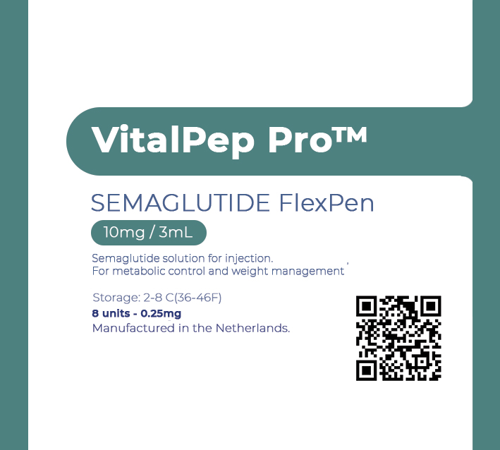 VitalPep Pro Semaglutide label
