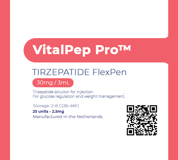 VitalPep Pro Tirzepatide label
